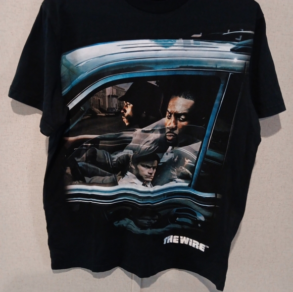 SP x The Wire Key Short SleeveMens Lifestyle Shirt SHOP PALANCE SEMI NEW SIZE L - Picture 2 of 5